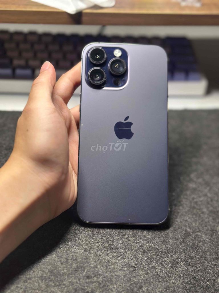Apple iPhone 14 Pro Max 128GB Tím Màn hình bị mực. Mua bán Điện thoại tại Thành phố Thủ Đức Tp Hồ Chí Minh được đăng bởi Leo hình 1