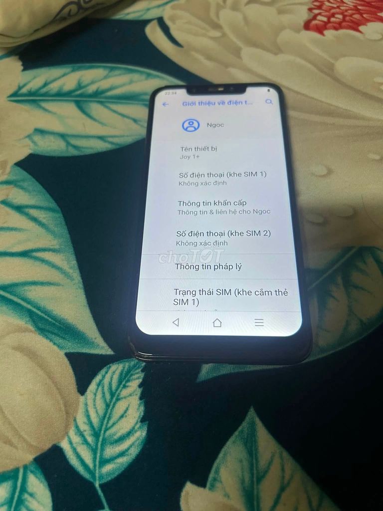 Vsmart Joy 1+ Đen. Mua bán Điện thoại tại Quận 4 Tp Hồ Chí Minh được đăng bởi Hội Đồ Điện Tử hình 1