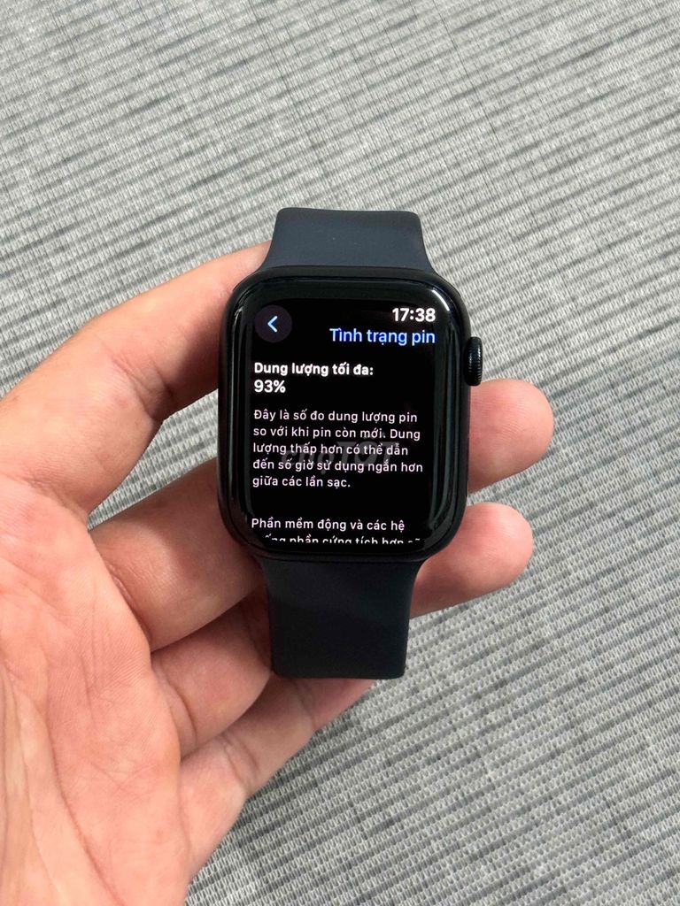 Apple Watch Series 8/45MM Esim Nhôm Màu Midnight