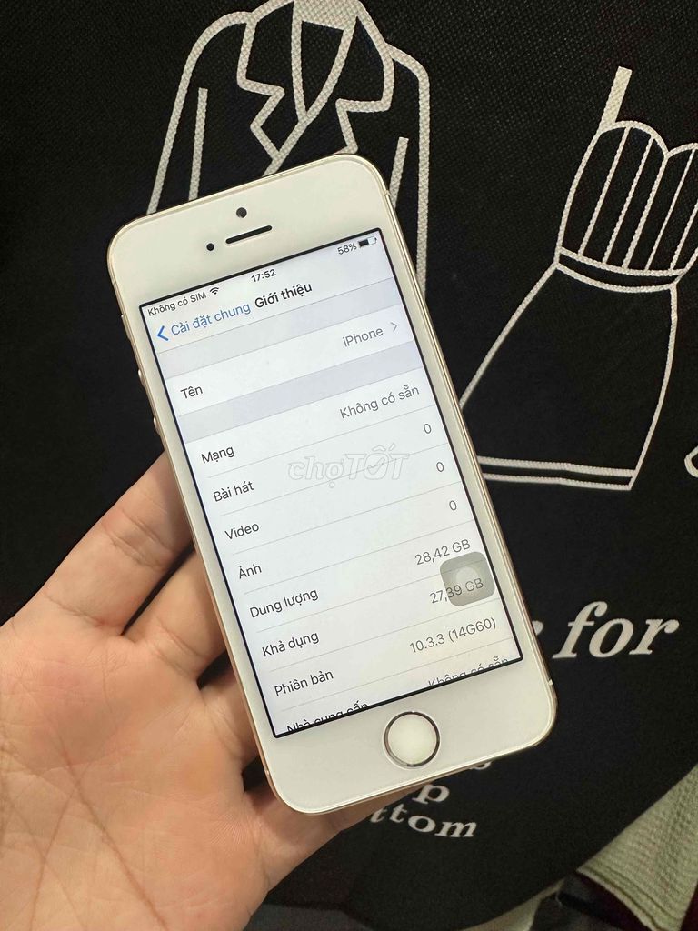 Apple iPhone 5s 32GB Vàng ios 10 likenew 99%. Mua bán Điện thoại tại Huyện Hóc Môn Tp Hồ Chí Minh được đăng bởi Leo hình 1
