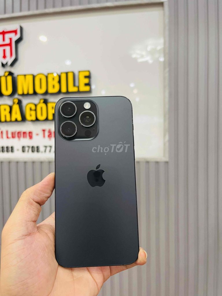 Apple iPhone 15 Pro Max 256GB Đen. Mua bán Điện thoại tại Quận Liên Chiểu Đà Nẵng được đăng bởi Hoàng Tú Mobile hình 1