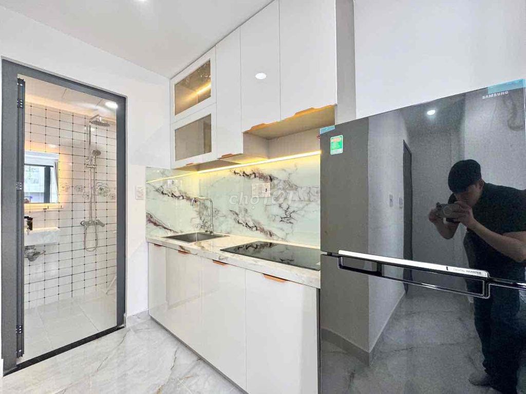 Khai trương giảm ngay 500k cho phòng studio bancol, gần lăng cha cả,TB