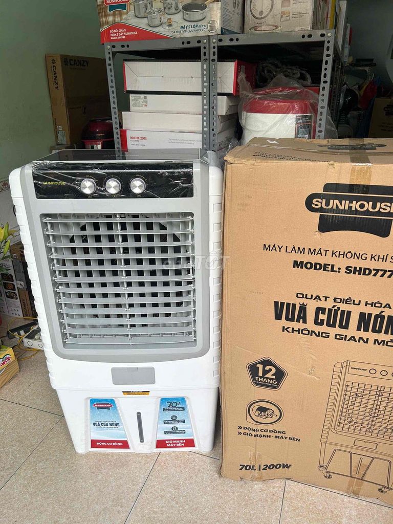 Quạt điều hòa Sunhouse SHD7776 Trắng. Mua bán Quạt tại Quận Hoàng Mai Hà Nội được đăng bởi Nguyễn Huyền hình 1