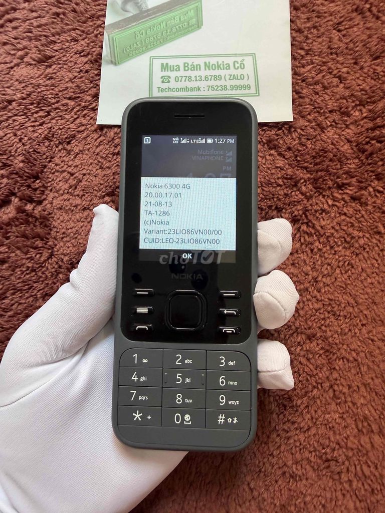 Nokia 6300 Xám 4G 2 sim Wifi phát Wifi 99% FPT. Mua bán Điện thoại tại Quận 10 Tp Hồ Chí Minh được đăng bởi Mua Bán Nokia Cổ hình 1