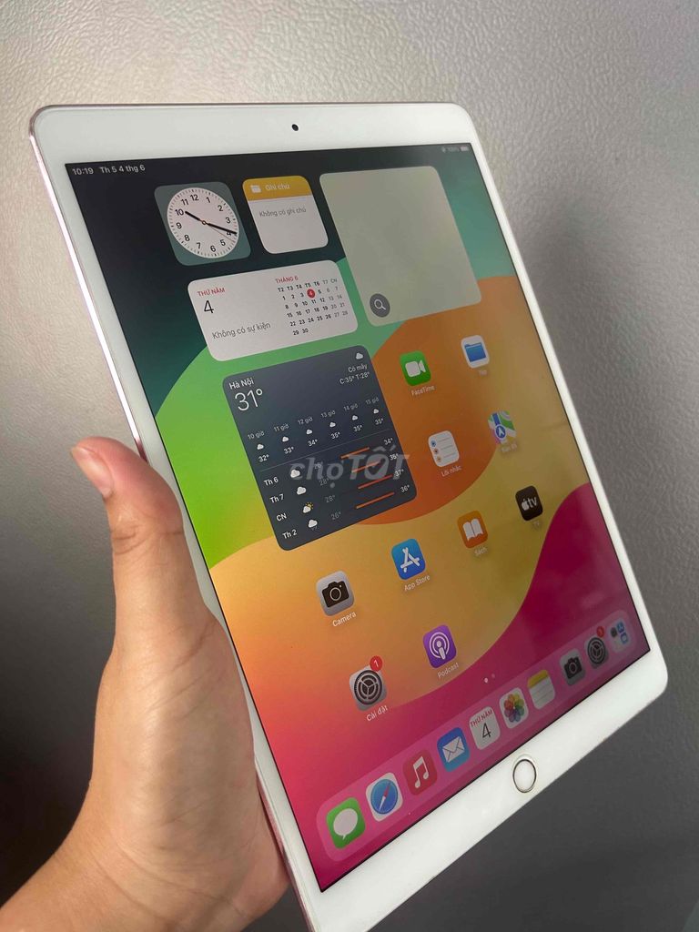 Apple iPad Pro 10.5 inch 256GB Hồng 97%. Mua bán Máy tính bảng tại Huyện Vũng Liêm Vĩnh Long được đăng bởi trinh hình 1