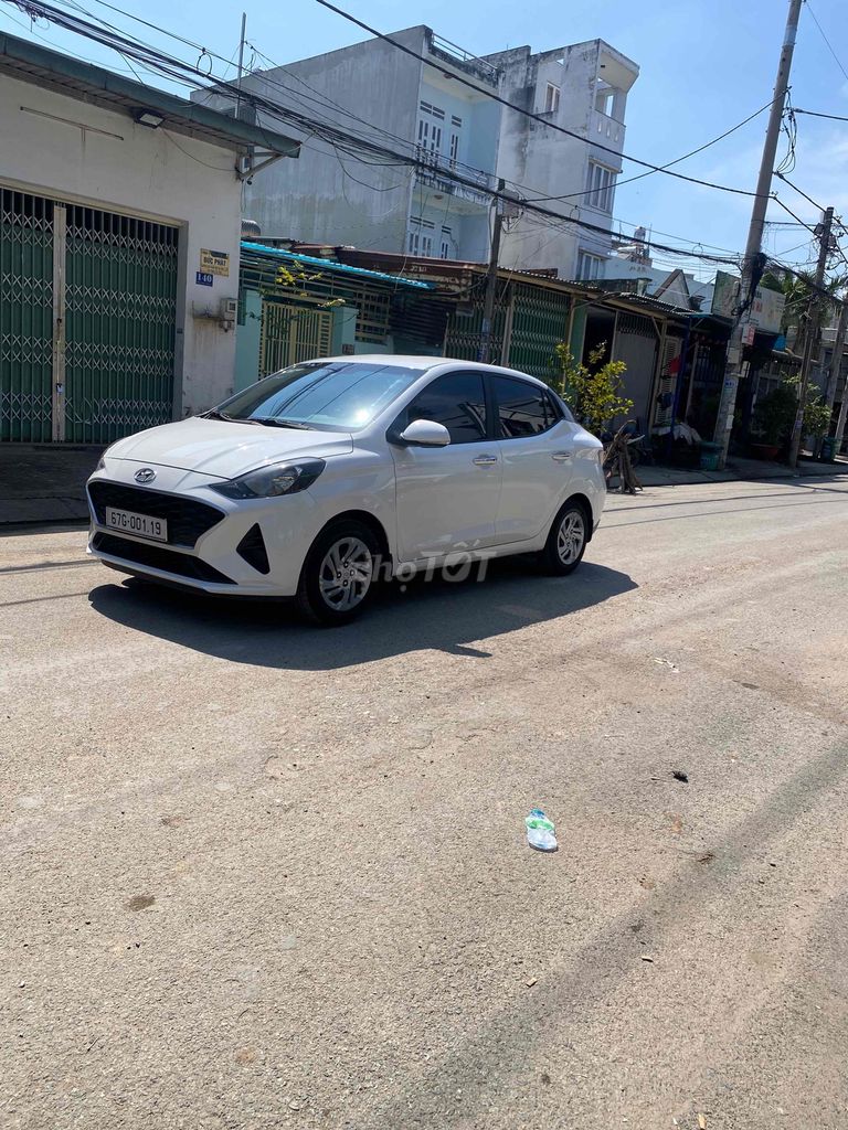 Hyundai Grand i10 Trắng Ghế da Tự động. Mua bán Ô tô tại Quận 12 Tp Hồ Chí Minh được đăng bởi tran van duc hình 2