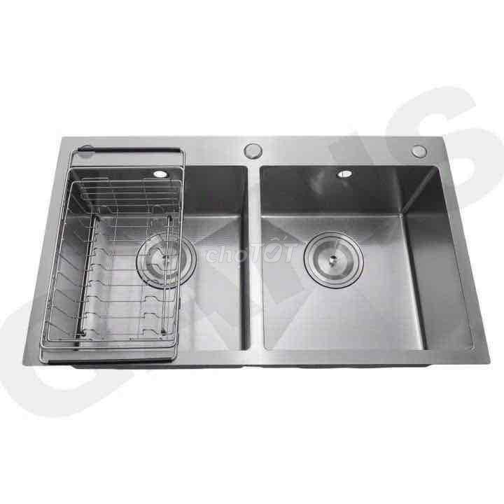 Chậu rửa bát Garis GS23.82 Inox 304 2 hố. Mua bán Dụng cụ nhà bếp tại Quận Thanh Khê Đà Nẵng được đăng bởi Xưởng sx nội thất nhựa ĐL và gỗ cn TST số 1 tại ĐN hình 1