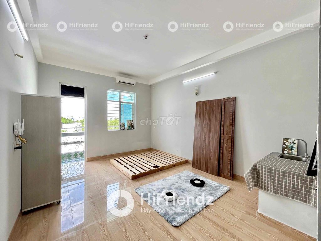 PHÒNG MỚI STUDIO BAN CÔNG FULL NỘI THẤT