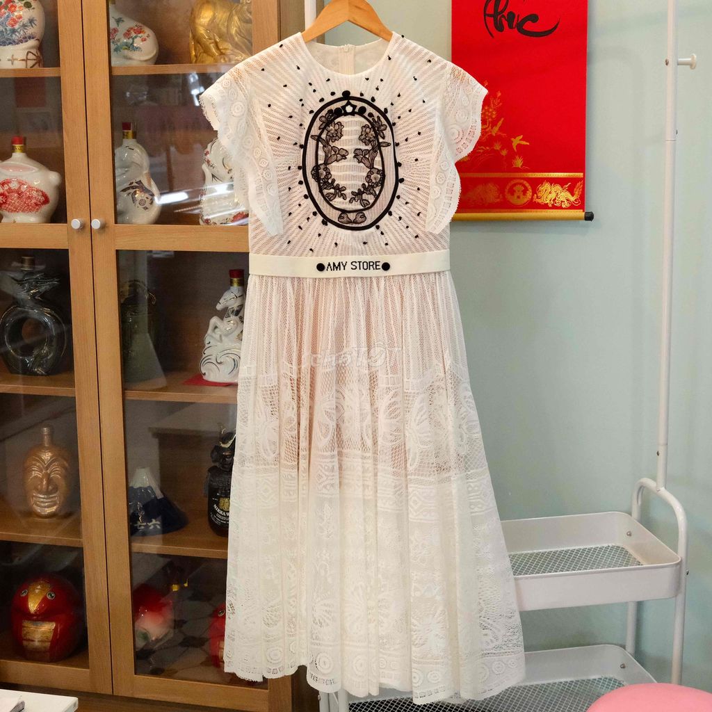 Đầm Nữ Ren Trắng Eo<86 Ngực<90. Mua bán Quần áo tại Quận 6 Tp Hồ Chí Minh được đăng bởi Thriftshop Ifla hình 1