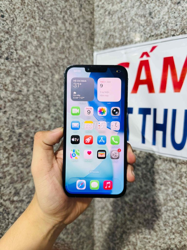 iPhone 13 Pro Max 128GB Blue Quốc Tế Việt Nam. Mua bán Điện thoại tại Quận Gò Vấp Tp Hồ Chí Minh được đăng bởi Miễn Tiếp Cò Lái hình 1