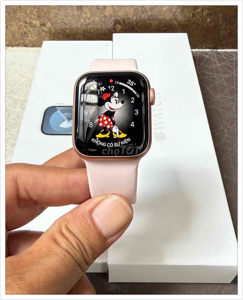 Apple Watch S 5 40mm Nhôm Hồng Gold Zin 100%. Mua bán Thiết bị đeo thông minh tại Quận 11 Tp Hồ Chí Minh được đăng bởi Nguyễn Khương hình 1