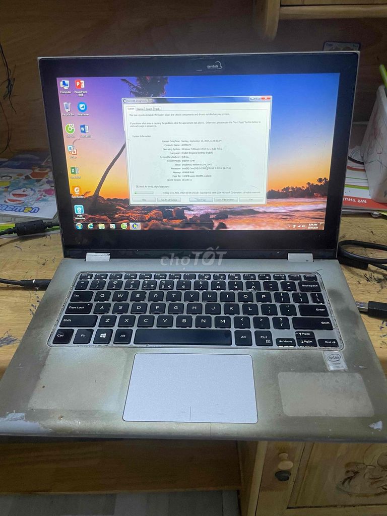 laptop dell 7348 i5 5200u ram 5g hdd 500g