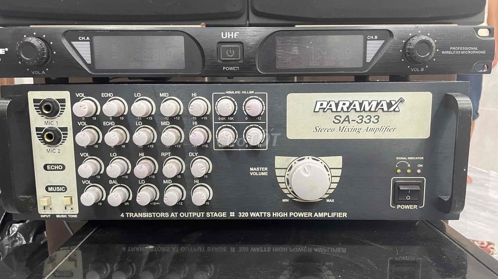 Loa Arirang, Pioneer - Âm ly Paramax - UHF Shure. Mua bán Tivi, Âm thanh tại Quận Gò Vấp Tp Hồ Chí Minh được đăng bởi Fu To hình 2