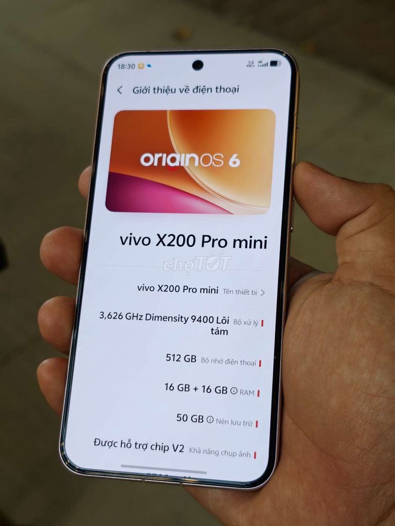 Vivo X200 Pro mini 16GB/512GB Hồng Dimensity 9400. Mua bán Điện thoại tại Thành phố Buôn Ma Thuột Đắk Lắk được đăng bởi Hiếu hình 1