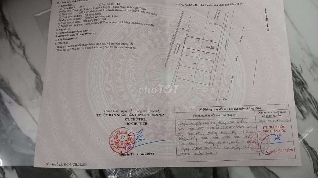 Bán đất mặt đường quốc lộ 1a gần ngã ba đường xuống cảng. Mua bán Đất tại Huyện Thuận Nam Ninh Thuận được đăng bởi quốc hình 5