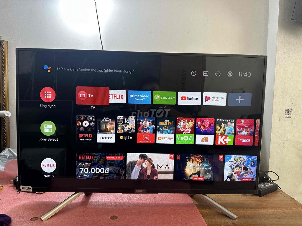 Thanh lý tivi Sony 49inh Smart androi Tv