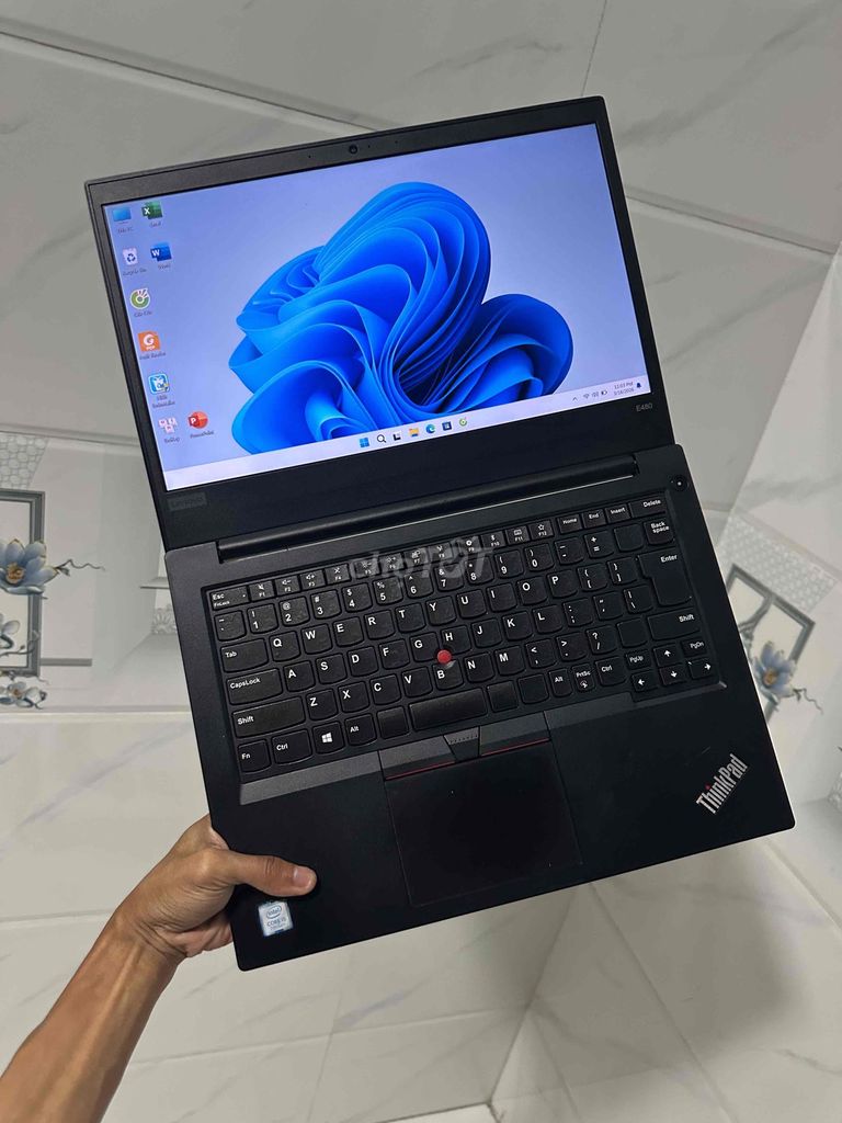 Lenovo ThinkPad E480 i5 8GB/256GB Đen. Mua bán Laptop tại Huyện Mỏ Cày Bắc Bến Tre được đăng bởi NghiaPC hình 1