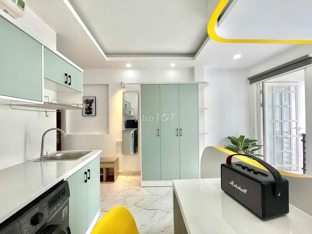 CHO THUÊ CHUNG CƯ MINI BANCOL- NGAY TÂN ĐỊNH- FULL NỘI THẤT- T9/2026