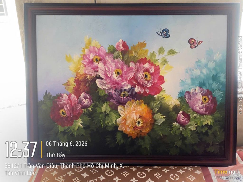 Tranh sơn dầu 60x80cm Mới. Mua bán Đồ sưu tầm, đồ cổ tại Huyện Bình Chánh Tp Hồ Chí Minh được đăng bởi that hung hình 1