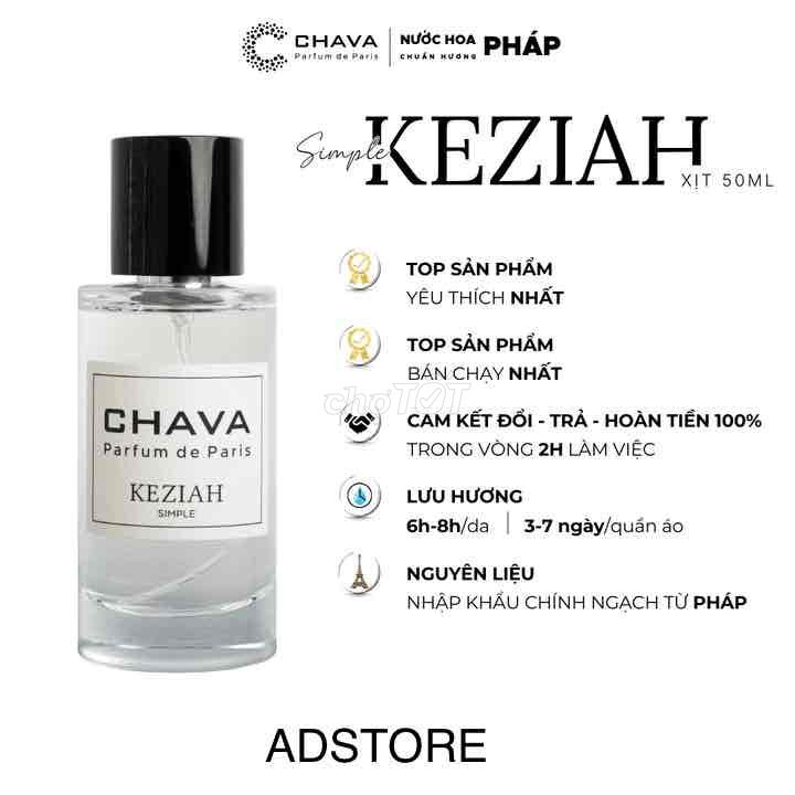 NƯỚC HOA NỮ SIMPLE KEZIAH 50ML CHAVA (xịt)