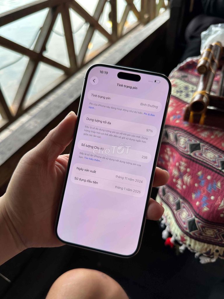 16 ProMax 256 Trắng VN bh 1/2026. Mua bán Điện thoại tại Quận Ba Đình Hà Nội được đăng bởi Tuan Kien hình 3