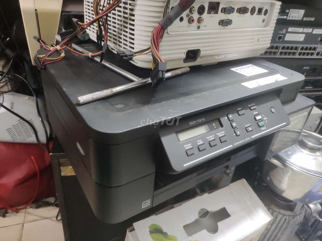 Máy in brother dcp t310 máy lên nguồn ok