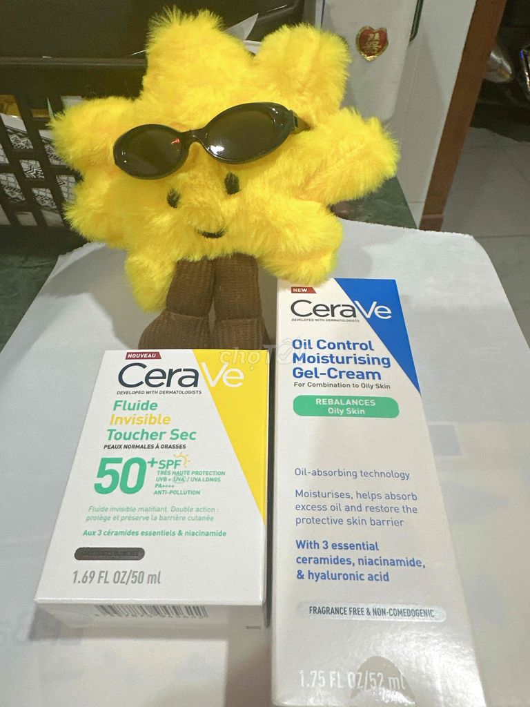 CeraVe Kem chống nắng 50ml và Kem Giúp KS Dầu. Mua bán Phụ kiện thời trang khác tại Quận 11 Tp Hồ Chí Minh được đăng bởi Mỹ Hồng hình 1