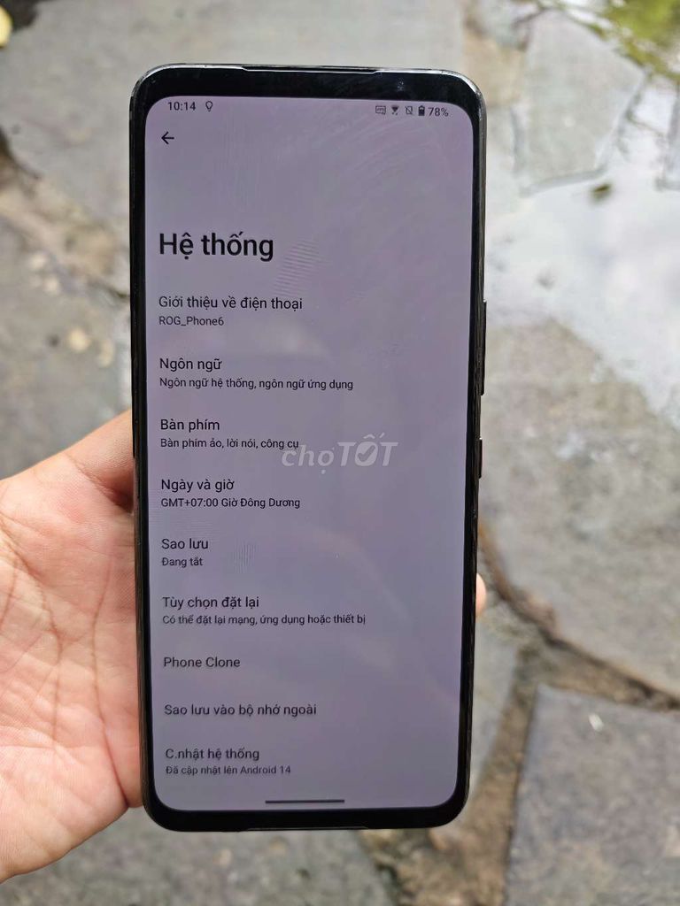 ROG Phone 6 16GB/512GB Đen. Mua bán Điện thoại tại Thành phố Thủ Đức Tp Hồ Chí Minh được đăng bởi Tông hình 1