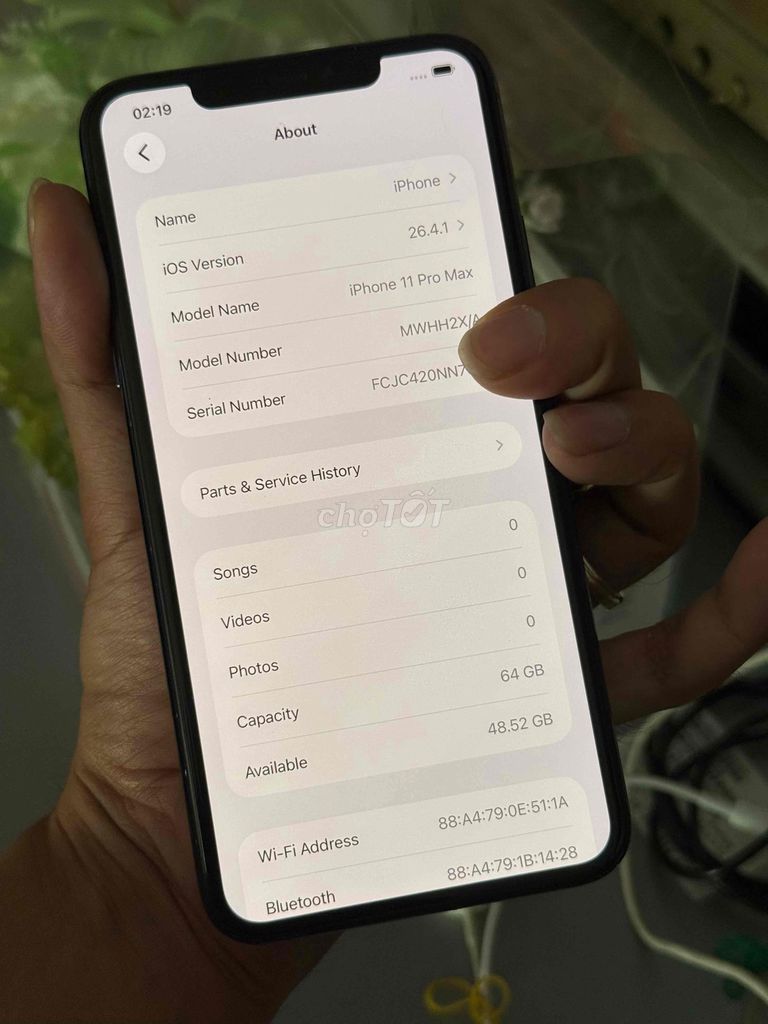 Apple iPhone 11 Pro Max 64GB Xám. Mua bán Điện thoại tại Quận Bình Tân Tp Hồ Chí Minh được đăng bởi Ken mobile hình 1