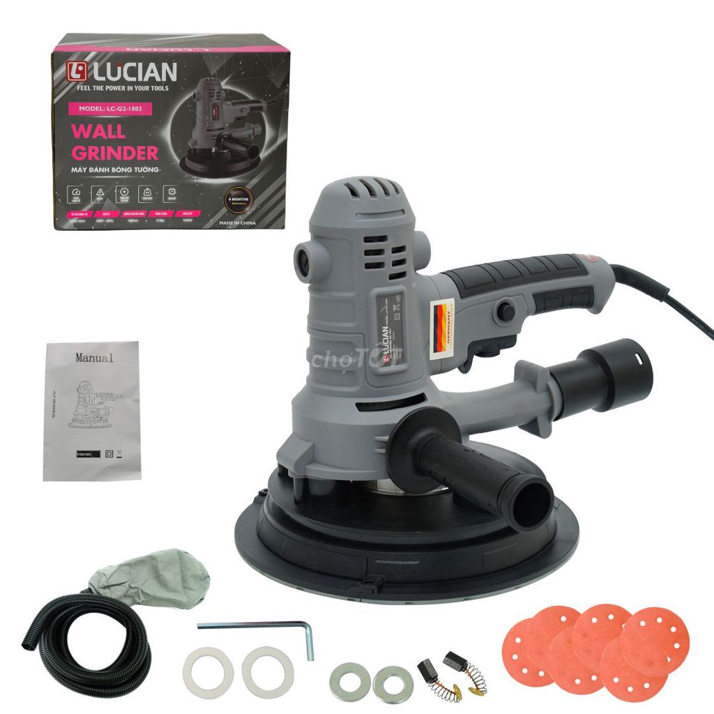 Máy chà tường không đèn LUCIAN . Mua bán Đồ chuyên dụng, Giống nuôi trồng tại Quận Bình Thạnh Tp Hồ Chí Minh được đăng bởi Máy xây dựng giá rẻ  hình 1