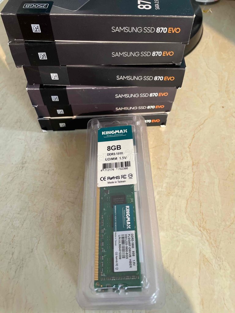 SSD SamSung - Ram Kingmax - Chính hãng - Hàng Mới
