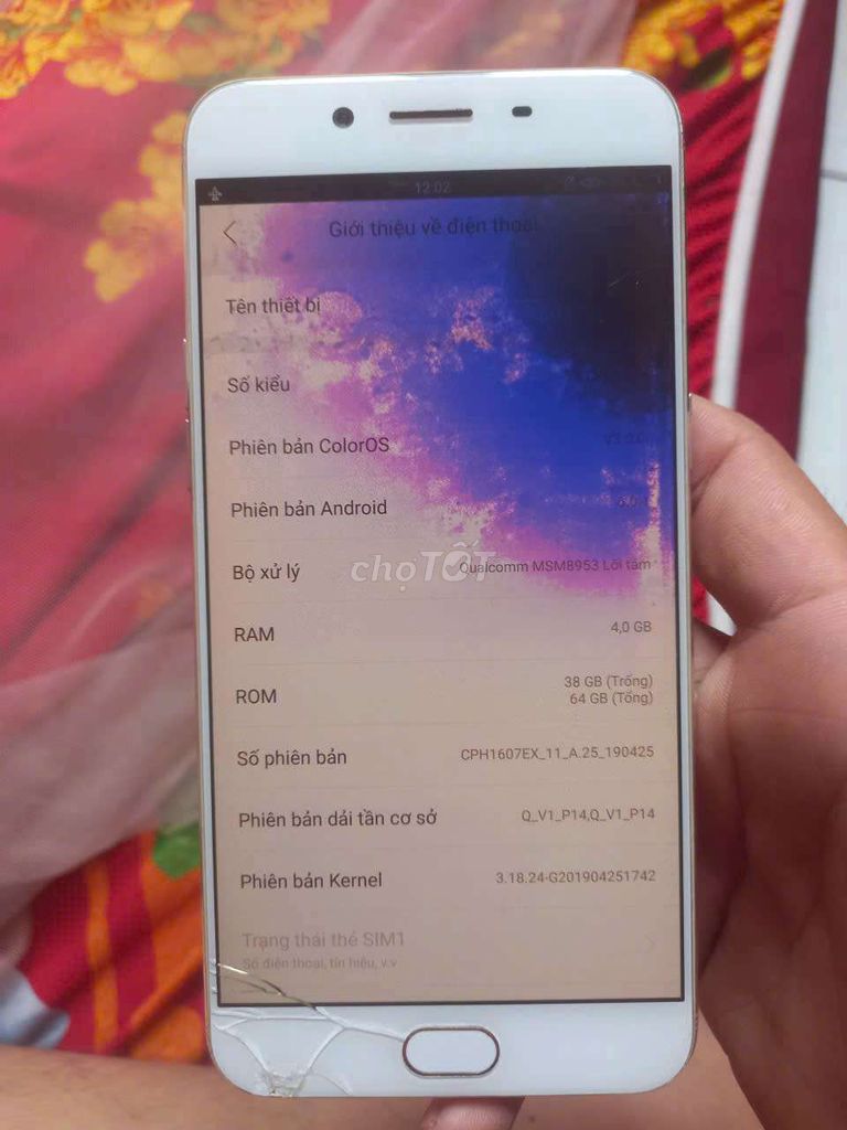 Oppo R9s Vàng 64GB Đã sử dụng. Mua bán Điện thoại tại Huyện Tân Biên Tây Ninh được đăng bởi Bui Ngoc Gia Hân hình 1