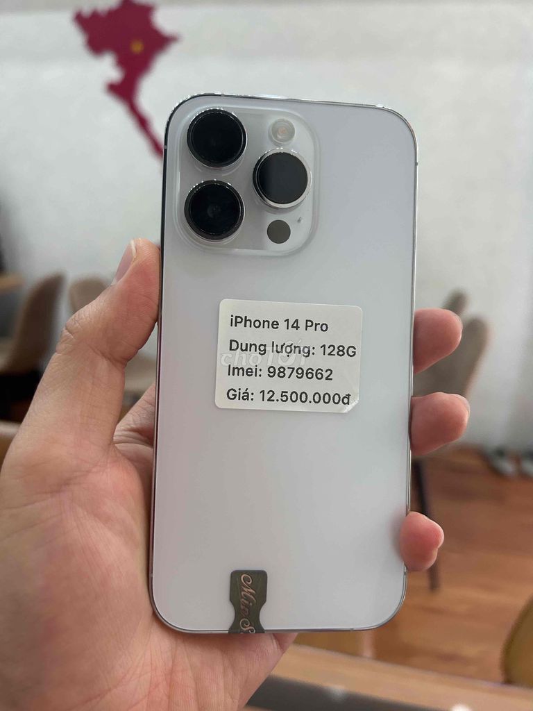 iPhone 14 Pro 128GB Trắng máy chuẩn zin. Mua bán Điện thoại tại Thành phố Buôn Ma Thuột Đắk Lắk được đăng bởi Nguyễn Hoàng hình 1
