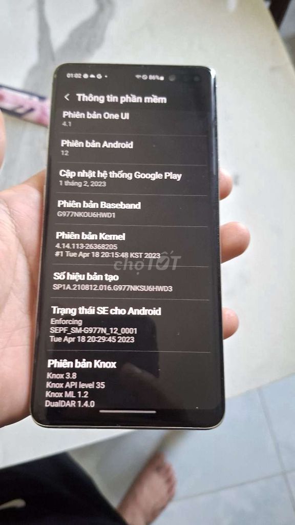 Samsung Galaxy S10 5G Trắng. Mua bán Điện thoại tại Thành phố Tam Kỳ Quảng Nam được đăng bởi Sỹ hình 1