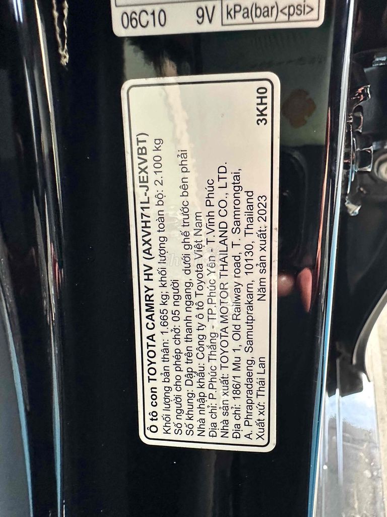 Toyota Camry Hybrid 2023 Đen 24.000 km. Mua bán Ô tô tại Quận Bình Thạnh Tp Hồ Chí Minh được đăng bởi phuongneo hình 15