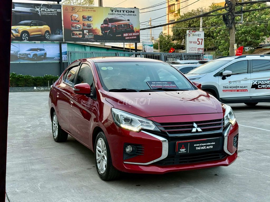Mitsubishi Attrage CVT 2020 Đỏ - 90200 km. Mua bán Ô tô tại Thành phố Thủ Đức Tp Hồ Chí Minh được đăng bởi Mitsubishi Chính Hãng hình 1