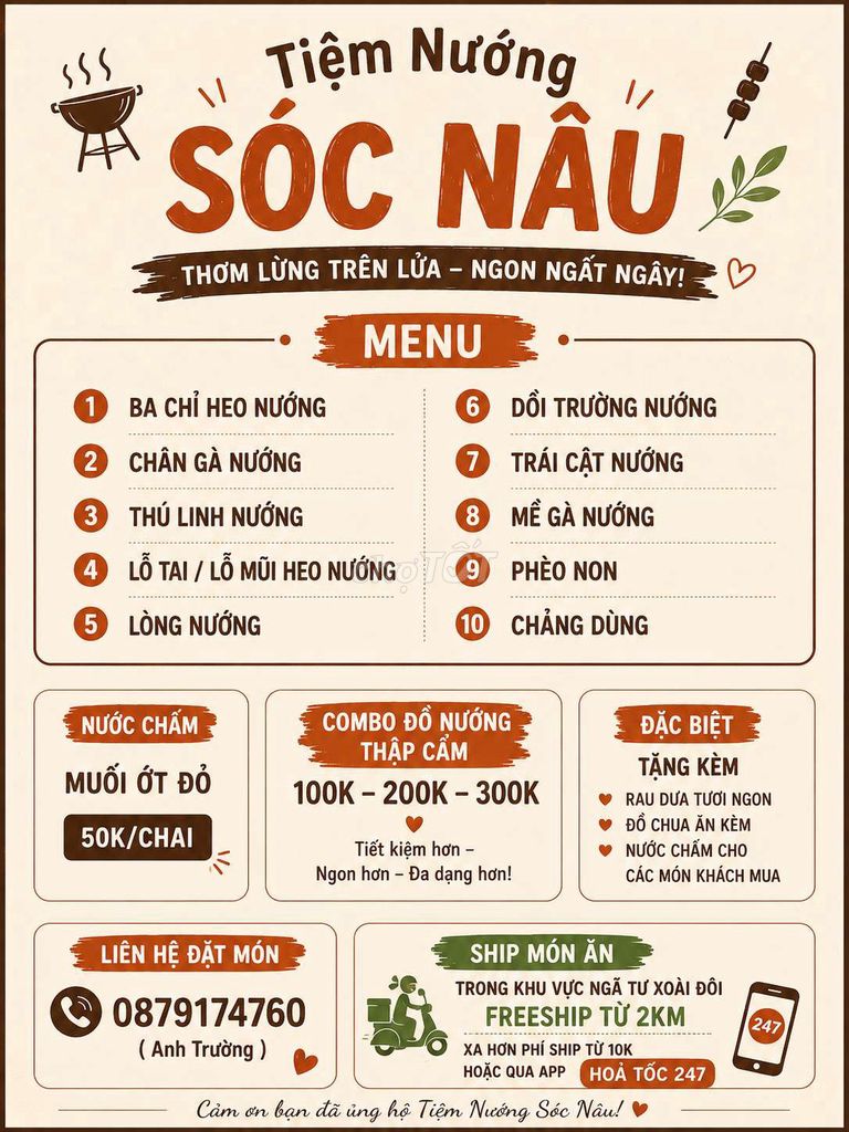 Ba chỉ heo nướng muối ớt đỏ. Mua bán Đồ ăn, thực phẩm và các loại khác tại Huyện Cần Đước Long An được đăng bởi Lam hình 1