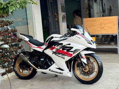 Kawasaki Ninja 250 2009 Trắng 2 Máy Xe Đẹp ngầu
