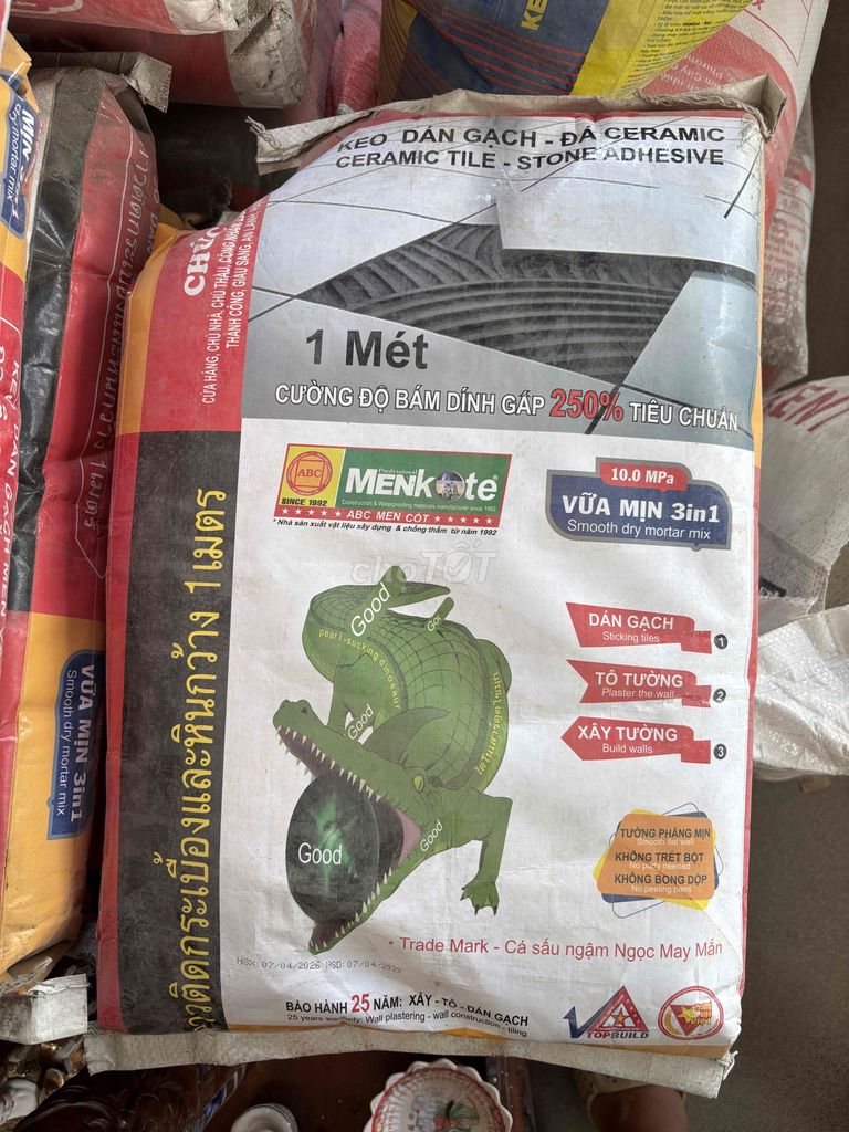 Keo dán gạch Menkote Vữa Min 3in1. Dịch vụ nhà cửa khác tại Quận Tân Phú Tp Hồ Chí Minh được đăng bởi Chí Thông hình 1