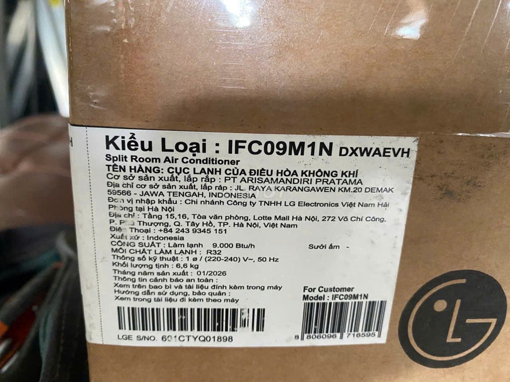 MÁY LẠNH LG 1HP INVERTER – DATE 2026 BAO LẮP ĐẶT. Mua bán Máy lạnh, điều hoà tại Thành phố Dĩ An Bình Dương được đăng bởi Tâm hình 1