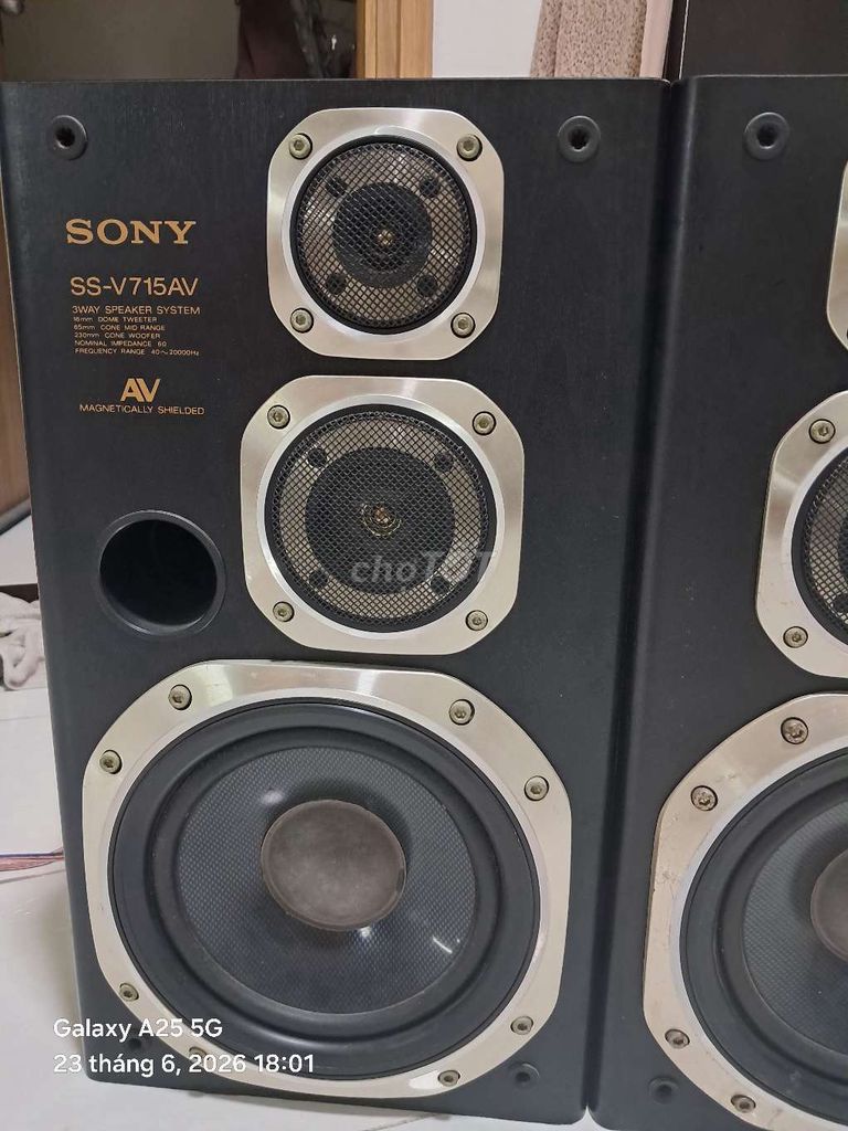 Loa dàn đại Sony SS-V715AV Đen còn rất mới. Mua bán Tivi, Âm thanh tại Thành phố Dĩ An Bình Dương được đăng bởi lộc hình 1