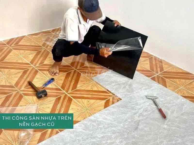 Dịch vụ thi công sàn nhựa chống nước. Mua bán Nội thất, đồ gia dụng khác tại Quận Nam Từ Liêm Hà Nội được đăng bởi Tổng kho sàn gỗ nhựa hình 1