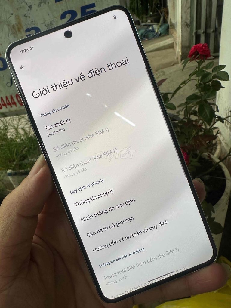 Google Pixel 8 Pro 12GB/128GB Trắng Đã sử dụng. Mua bán Điện thoại tại Quận Bình Tân Tp Hồ Chí Minh được đăng bởi nguyễn sang  hình 1