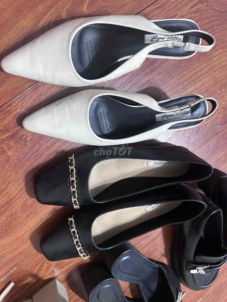 Giày cao gót Nữ Trắng size 38 Mới. Mua bán Giày dép tại Huyện Gia Lâm Hà Nội được đăng bởi Nguyễn Nga hình 1