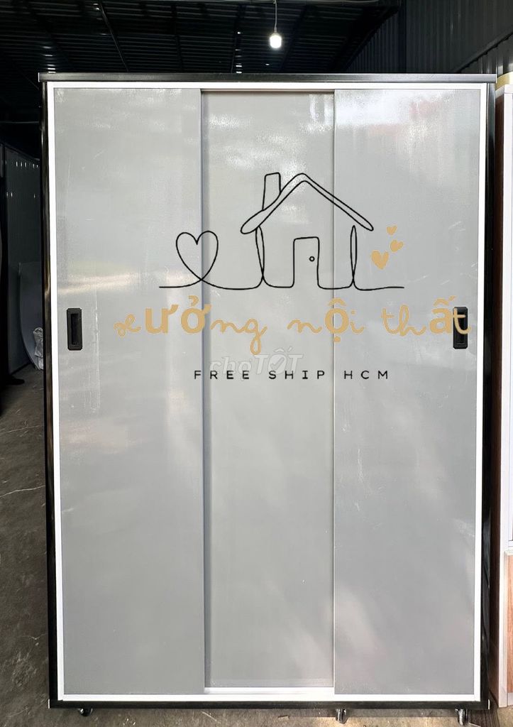 Tủ quần áo Nhựa Đài Loan 1m8x1m23x45cm Cửa lùa. Mua bán Tủ, kệ gia đình tại Quận 1 Tp Hồ Chí Minh được đăng bởi Cửa Hàng Nội Thất hình 1