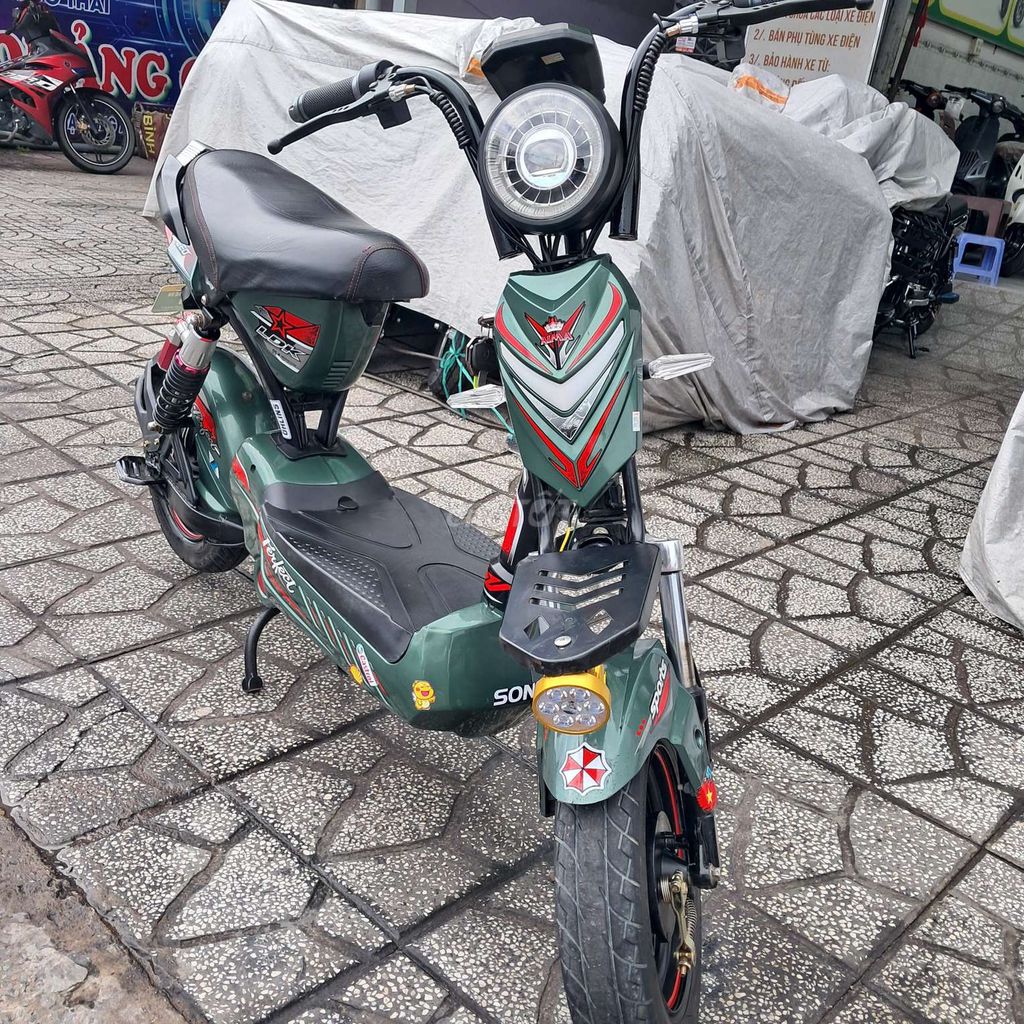 XE ĐIỆN 133 AIMA MÀU RÊU, XE CHẠY KHÁ TÔT. Mua bán Xe điện tại Quận Cái Răng Cần Thơ được đăng bởi Xe điện Minh Nhiên  hình 3