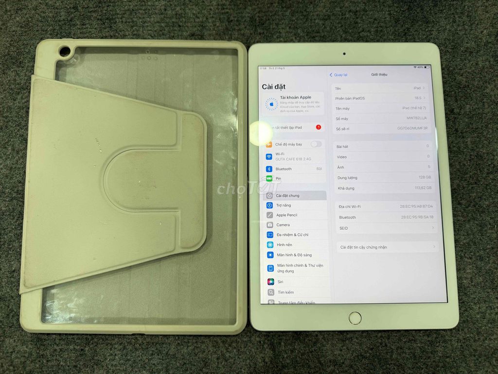 Apple iPad Gen 7 128GB Bạc. Mua bán Máy tính bảng tại Quận 10 Tp Hồ Chí Minh được đăng bởi RiOshop hình 1