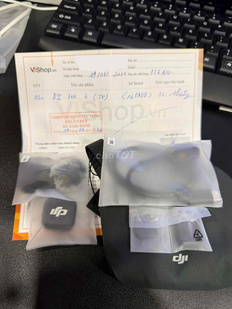 Microphone DJI Mic 3 (TX) Đen Mới. Mua bán Tivi, Âm thanh tại Quận 10 Tp Hồ Chí Minh được đăng bởi Thyd hình 1