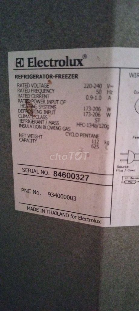 Tủ lạnh Electrolux 625L Bạc. Mua bán Tủ lạnh tại Huyện Cần Giuộc Long An được đăng bởi hoàng yến hình 1
