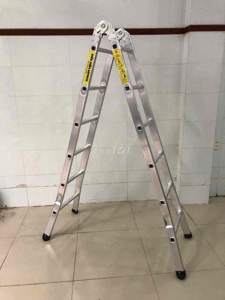 Thang nhôm chữ A 2.5m 90% mới. Mua bán Đồ chuyên dụng, Giống nuôi trồng tại Quận Bình Tân Tp Hồ Chí Minh được đăng bởi THANG NHÔM GIÁ RẺ hình 1